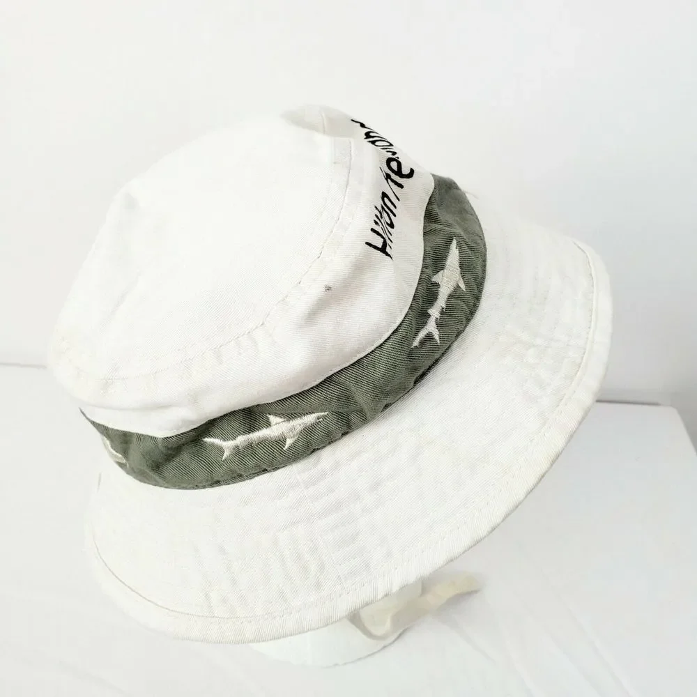 Royal Reservation Shark Bucket Hat with‎ Chin Strap Toddler Size Hilton Head SC